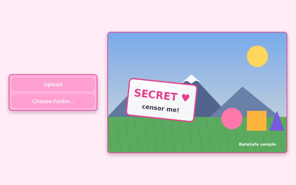 The Select Files card with Upload, Choose Folder and Paste a Link